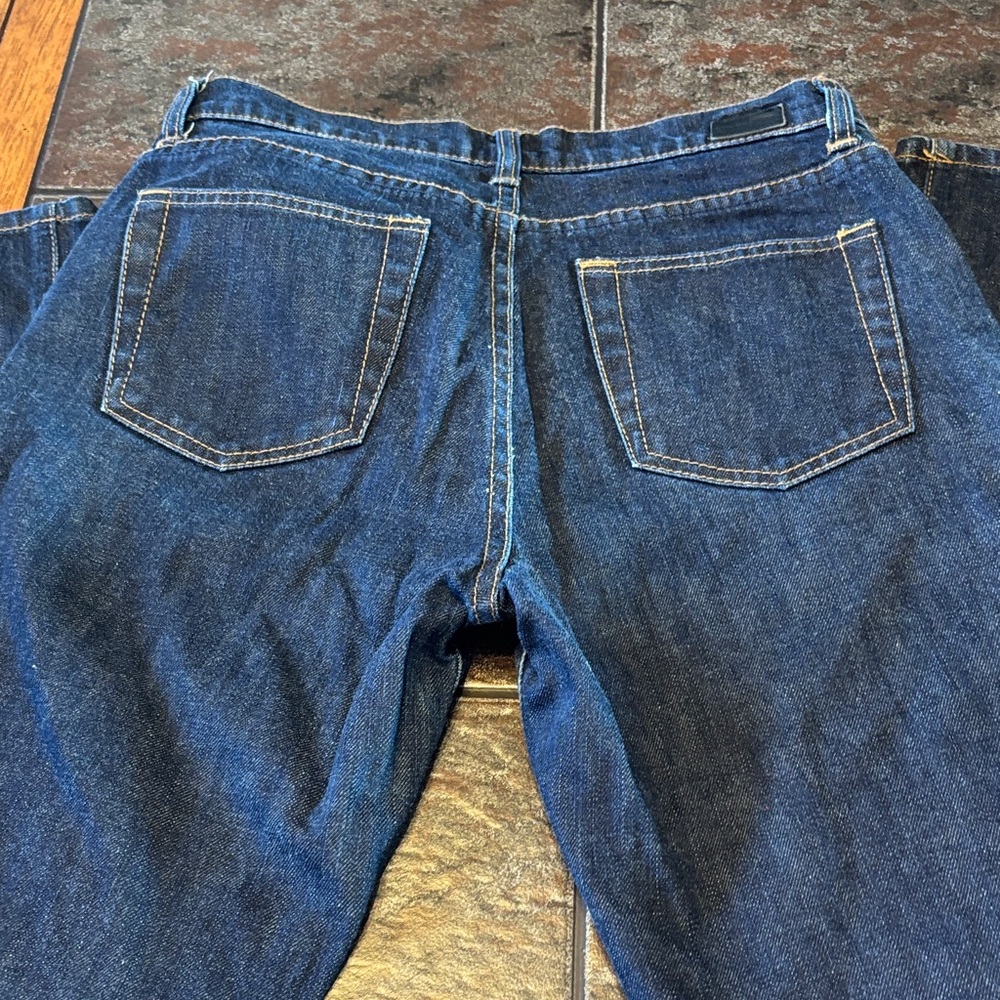 LONDONJEAN Dark Blue Wide Leg Stretch Jeans Sz 8 - Picture 11 of 12